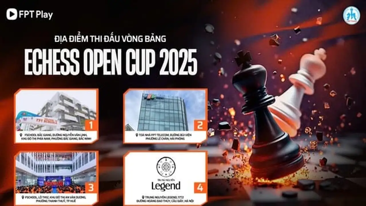 سيشارك أكثر من 1000 لاعب شطرنج في بطولة الشطرنج الإلكترونية EChess Open Cup 2025.